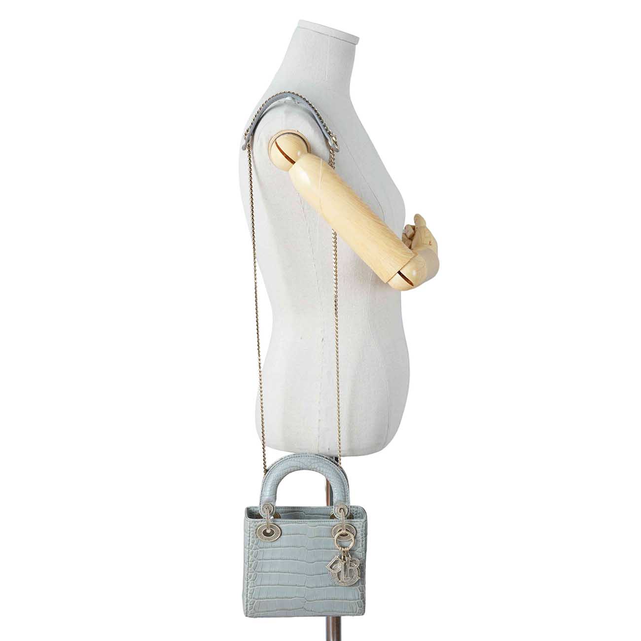 CHRISTIAN DIOR(USED)크리스찬디올 레이디디올 미니 엘리게이터